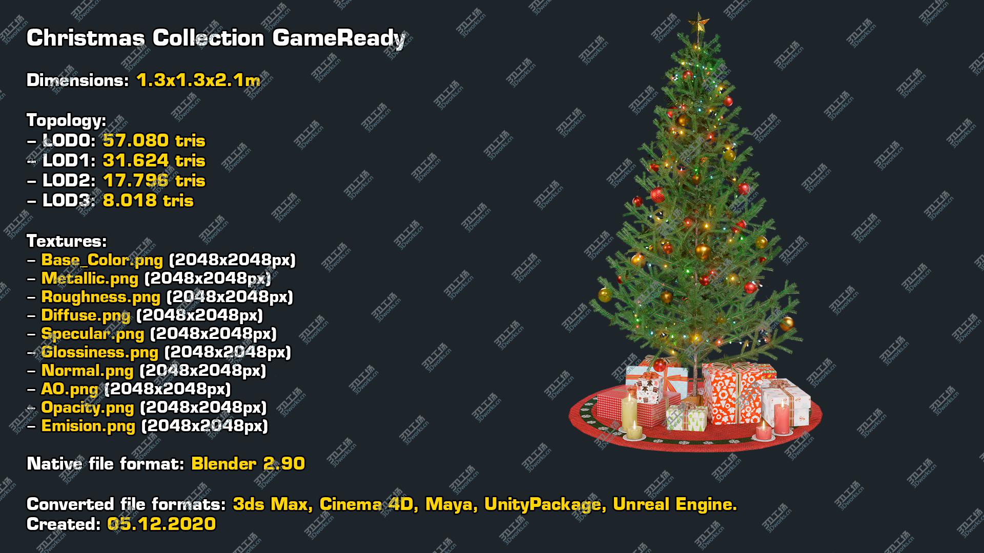 images/goods_img/2021040161/Christmas Tree GameReady LODs model/3.jpg